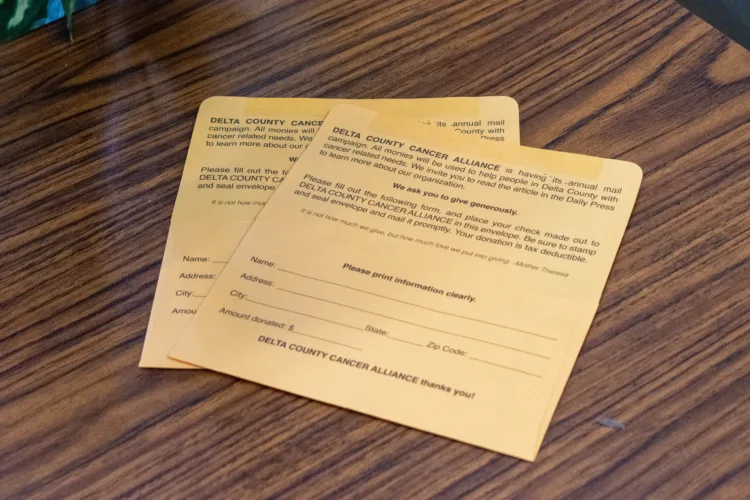 Opportunity to help Cancer Alliance with Gold Envelope Fundraise
